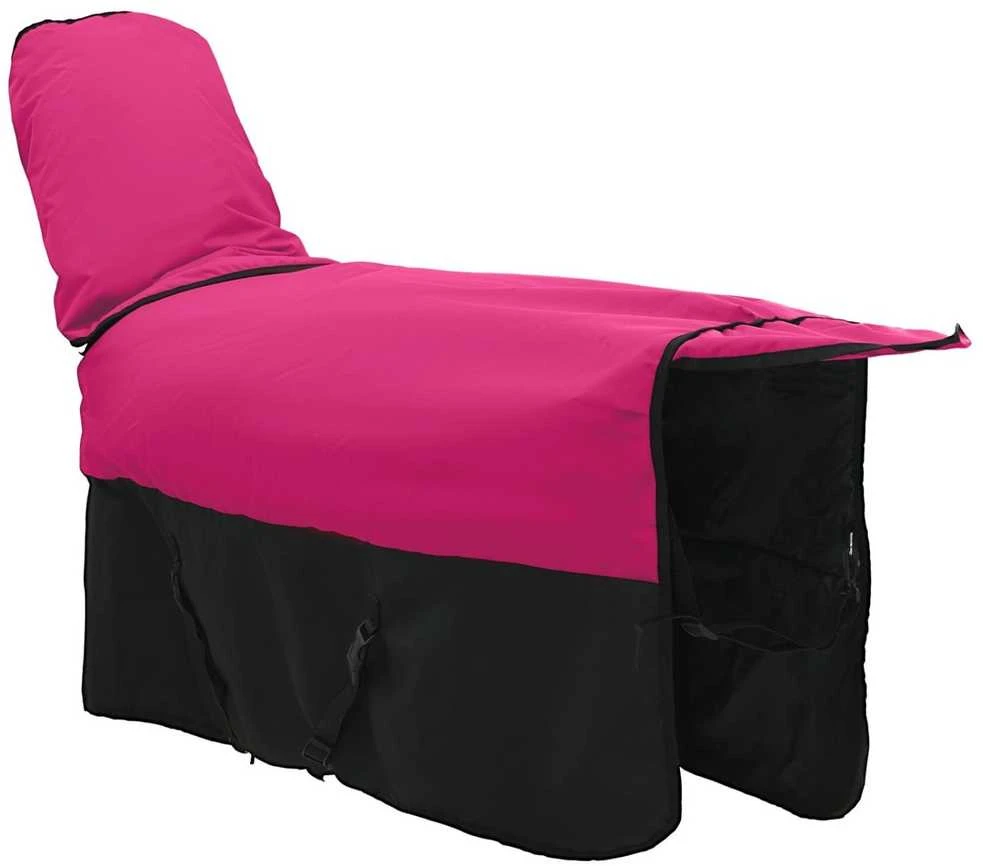 Arklių antklodė Rožinė ir Juoda 75 cm Poliesteris