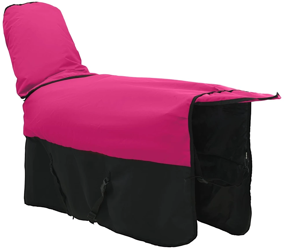 Arklių antklodė Rožinė ir Juoda 85 cm Poliesteris