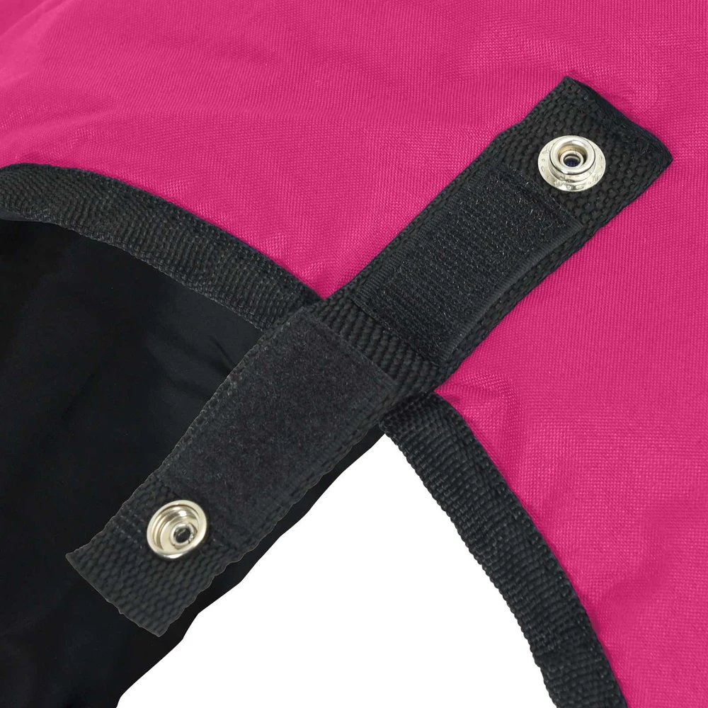 Arklių antklodė Rožinė ir Juoda 85 cm Poliesteris