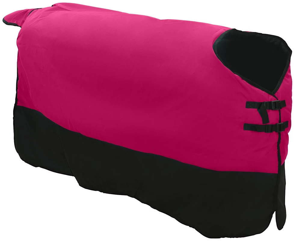 Arklių antklodė Rožinė ir Juoda 95 cm Poliesteris