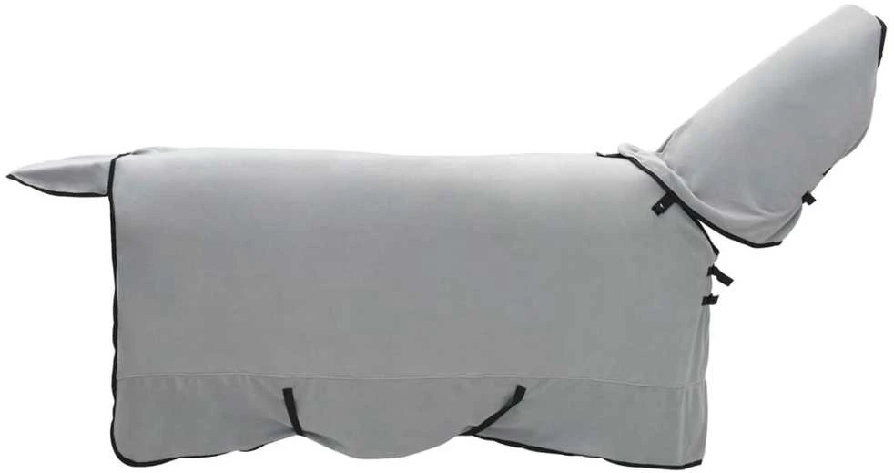 Arklių antklodė Šviesiai pilka ir rožinė 135 cm