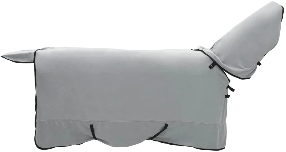 Arklių antklodė Šviesiai pilka ir rožinė 145 cm