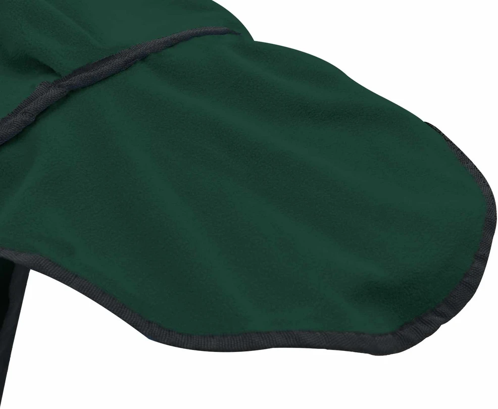 Arklių antklodė Tamsiai žalia 95 cm Poliesterio flisas