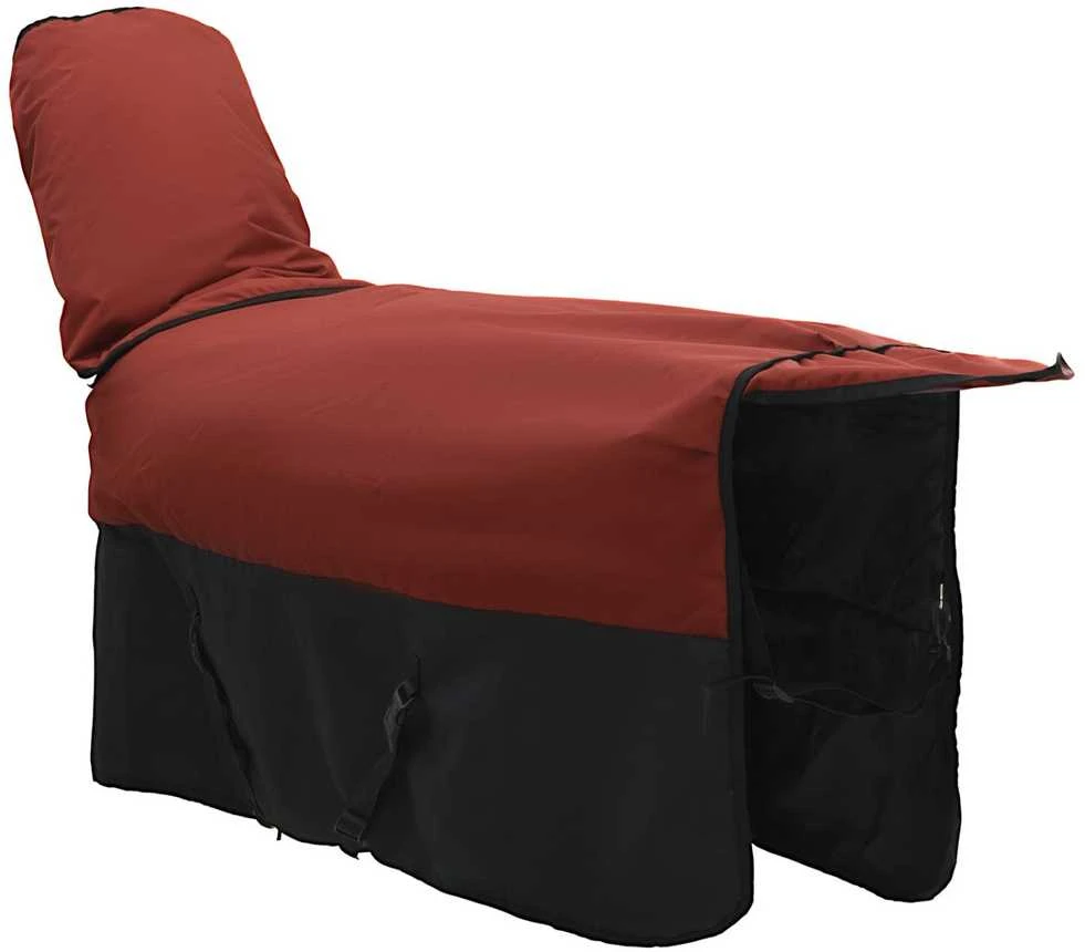 Arklių antklodė Bordo ir juoda 145 cm Poliesteris