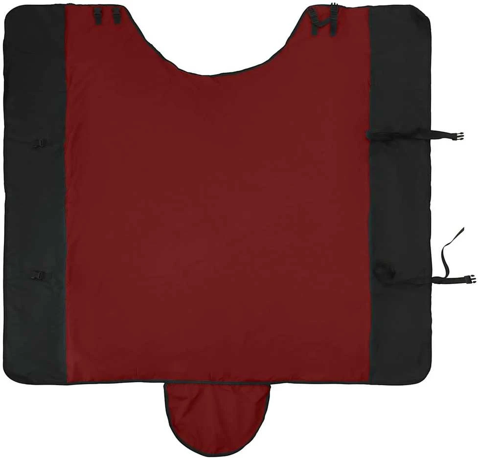 Arklių antklodė Bordo ir juoda 85 cm Poliesteris