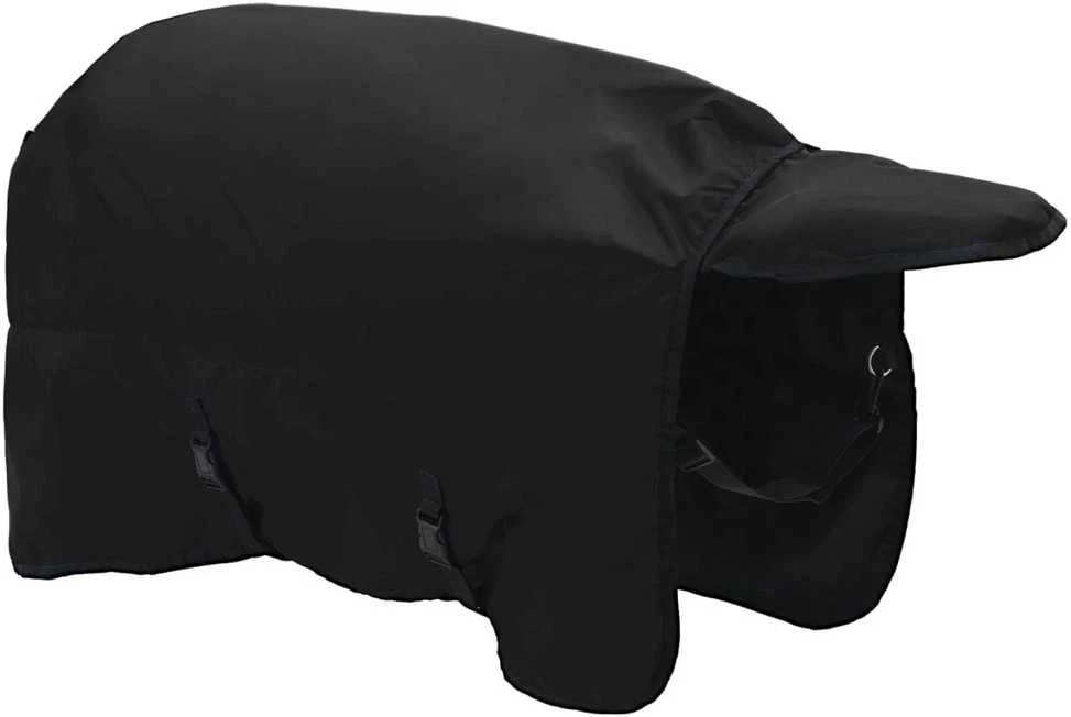 Arklių antklodė Pilna juoda 95 cm Poliesteris