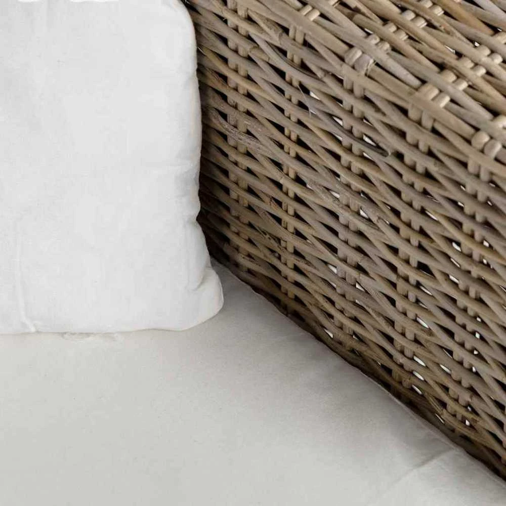 Sofa Aštuonių dalių trivietės sofos komplektas, ratanas