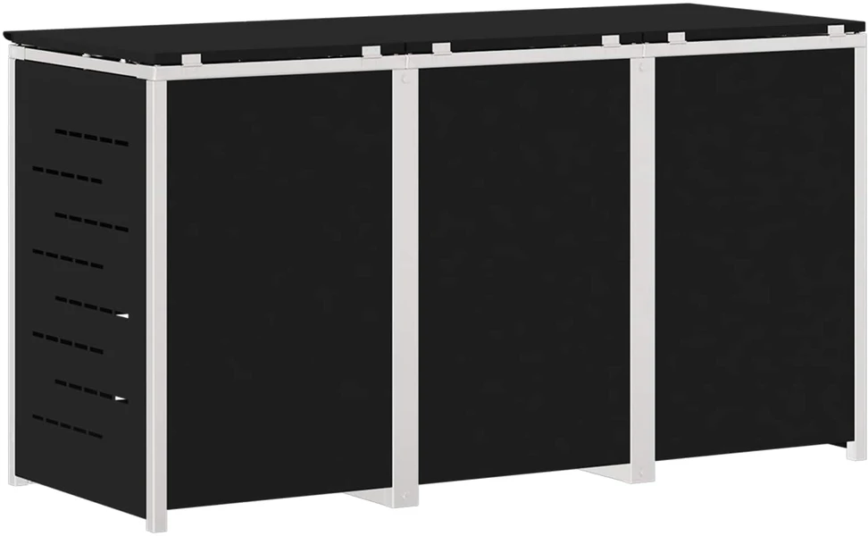 Atliekų dėžės saugojimas for 3 Bins 240L Nerūdijantis plienas