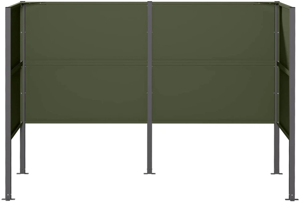 Atliekų konteinerio ekranas 167 x 85 x 113 cm Plienas