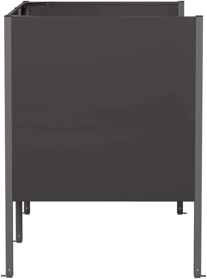 Atliekų konteinerio ekranas 167 x 85 x 113 cm Plienas Juoda