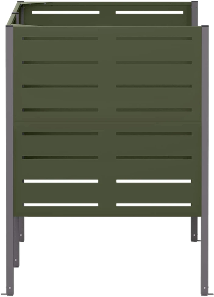 Atliekų konteinerio ekranas 167 x 85 x 113 cm Plienas