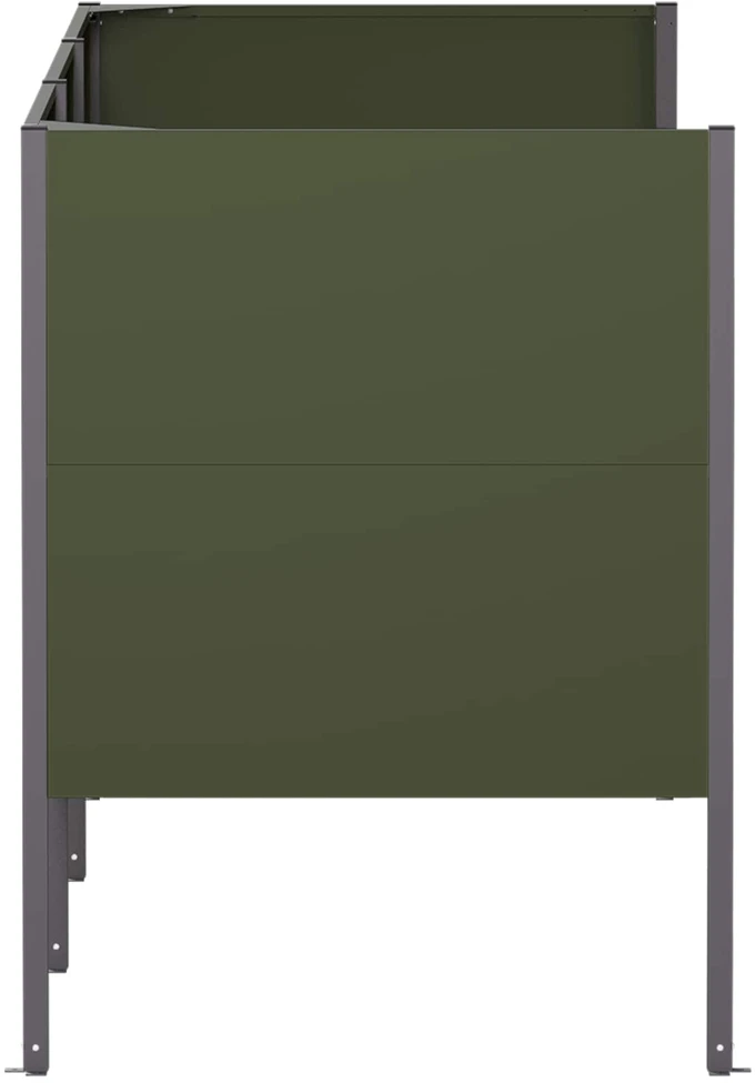 Atliekų konteinerio ekranas 249 x 85 x 113 cm Plienas