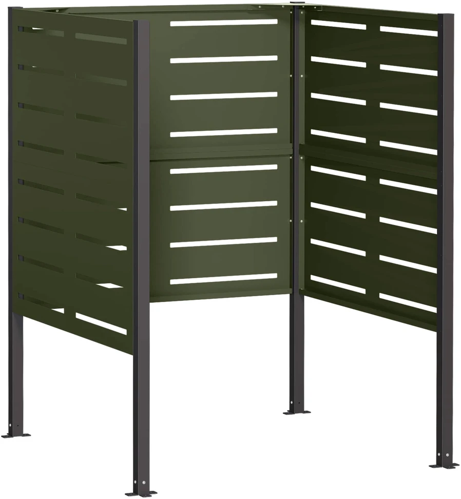 Atliekų konteinerio ekranas 85 x 85 x 113 cm Plienas