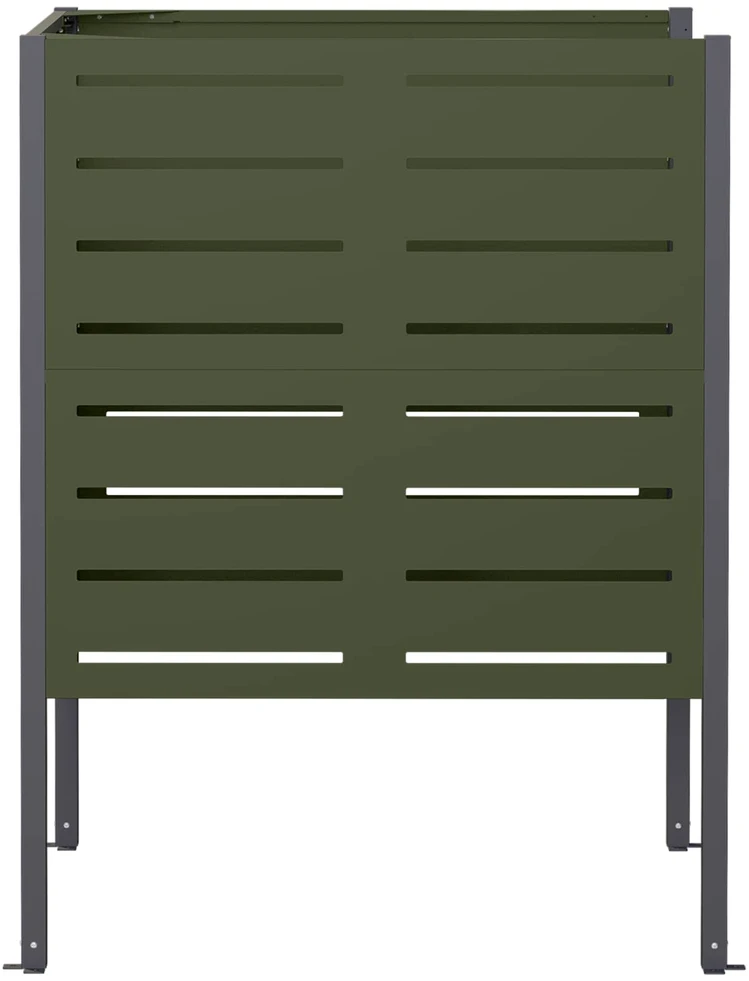 Atliekų konteinerio ekranas 85 x 85 x 113 cm Plienas