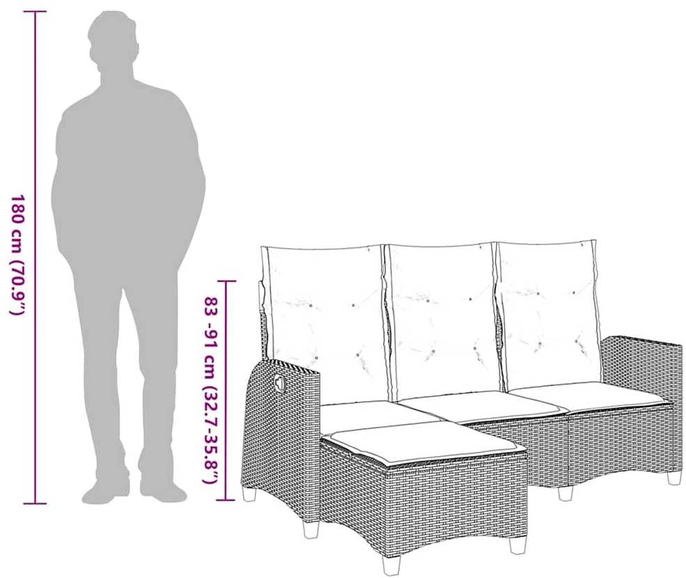 Atlošiama sodo sofa su pagalvėlėmis L formos smėlio spalvos