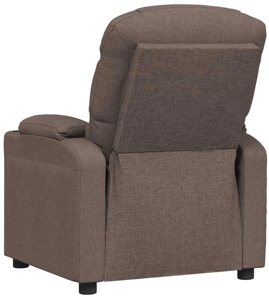 Fotelis Atlošiamas krėslas, taupe spalvos, audinys