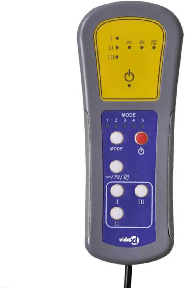 Fotelis Atlošiamas masažinis krėslas, taupe, mikropluošto audinys