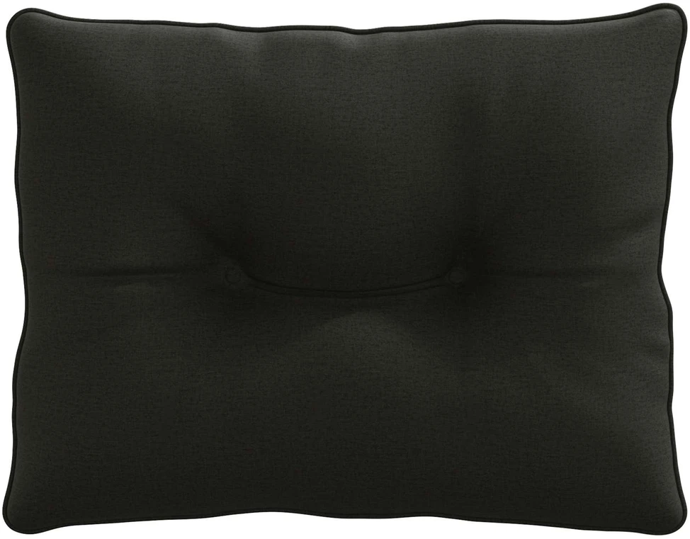 Atlošo pagalvė PUTTEN 100% poliesteris Juoda 60 x 40 x 10 cm