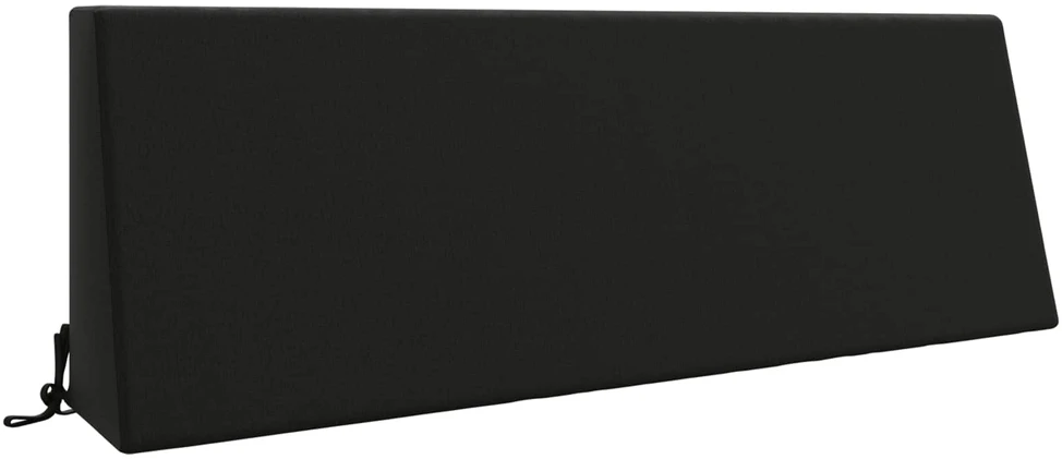 Atlošo pagalvėlė SOEST 100% poliesteris Juoda 120 x 20 x 40 cm