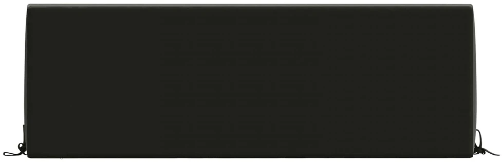 Atlošo pagalvėlė SOEST 100% poliesteris Juoda 120 x 20 x 40 cm
