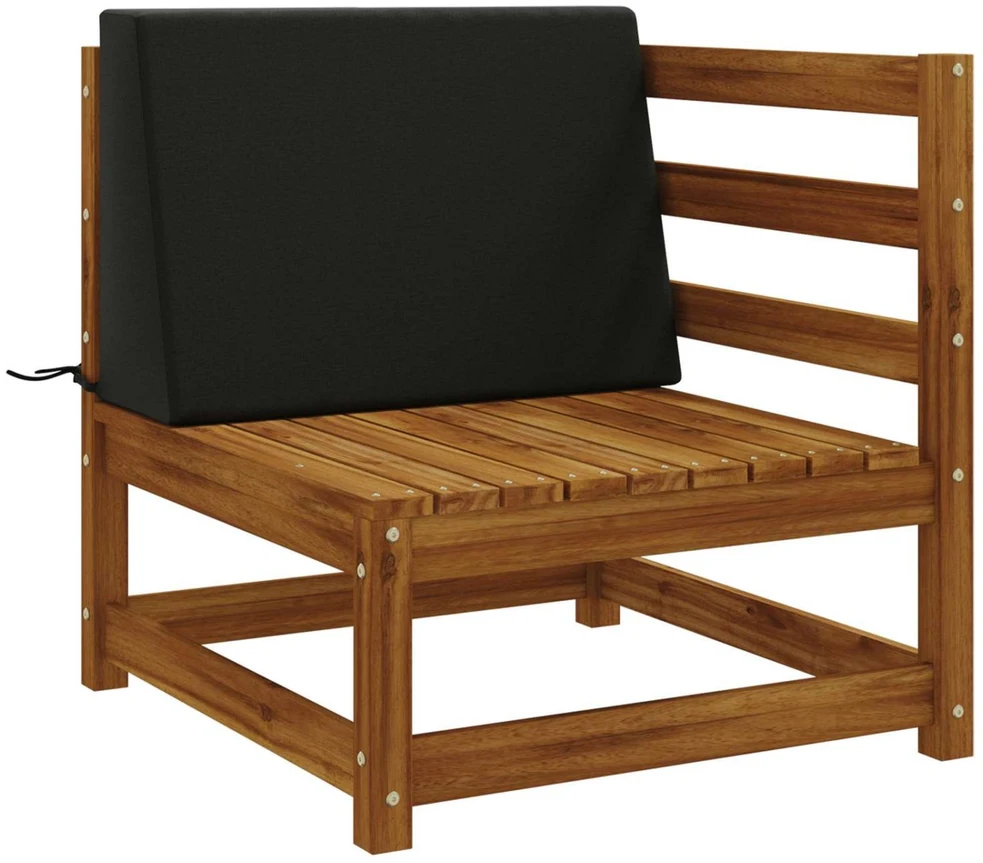 Atlošo pagalvėlė SOEST 100% poliesteris Juoda 60 x 20 x 40 cm