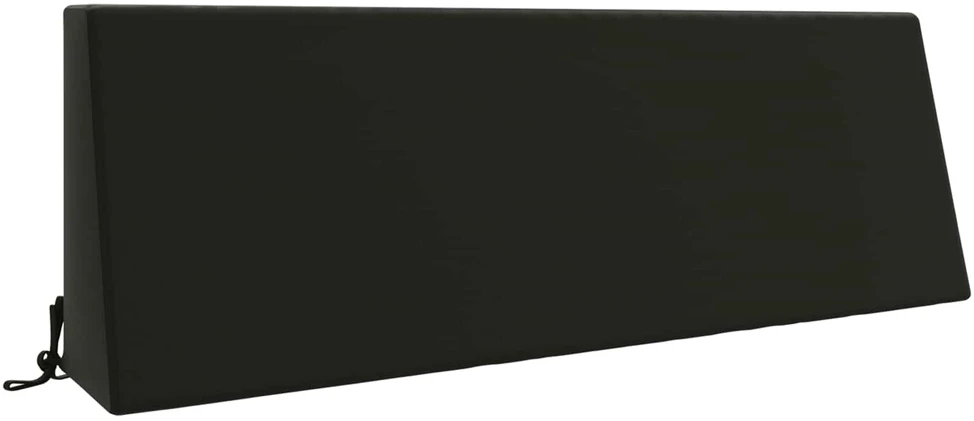 Atlošo pagalvėlė SOEST 100% poliesteris Juoda 120 x 20 x 40 cm