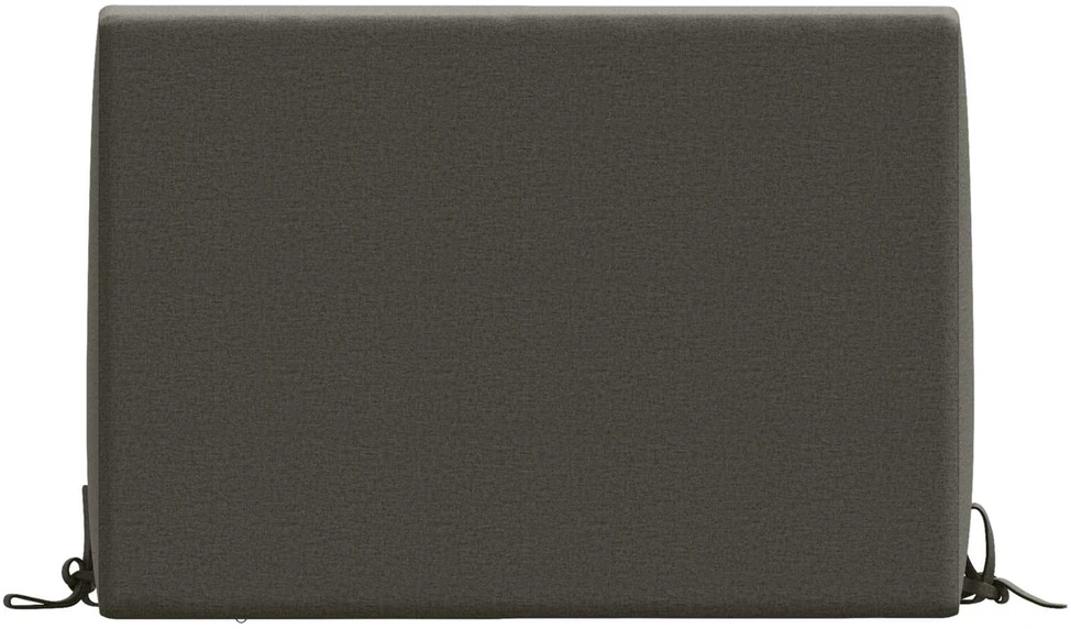 Atlošo pagalvė SOEST 100% poliesteris Antracito 60 x 20 x 40 cm