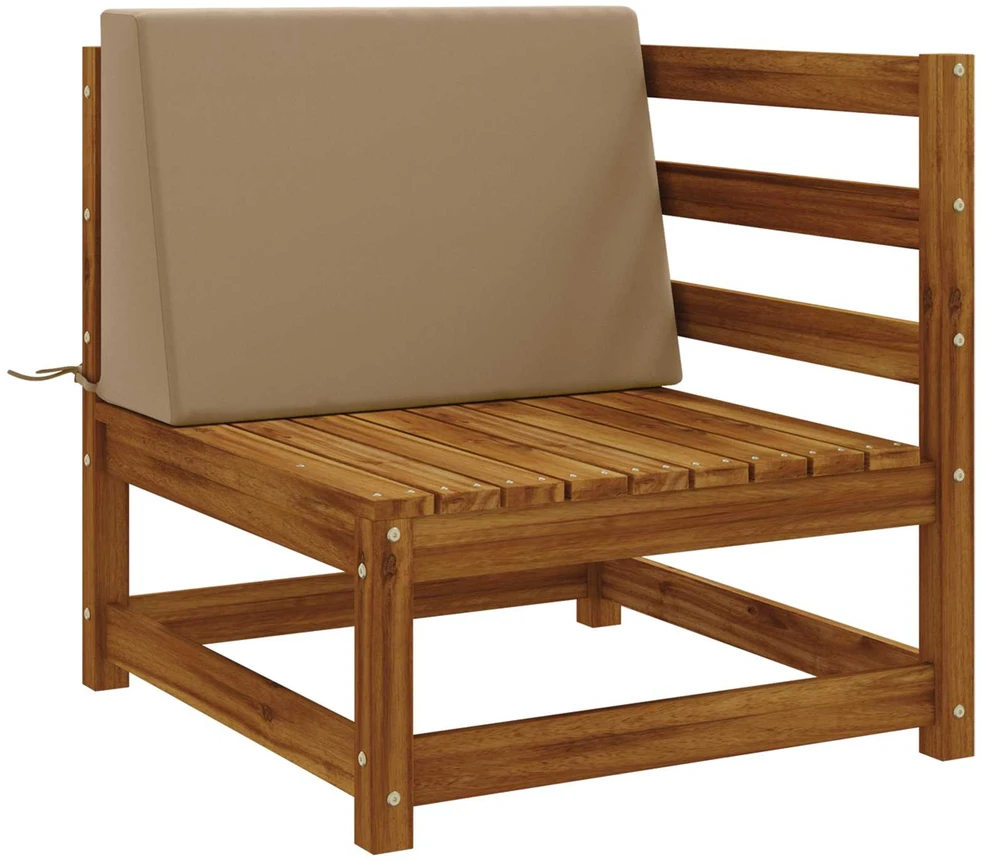 Atlošo pagalvėlė SOEST 100% poliesteris Taupe 60 x 20 x 40 cm