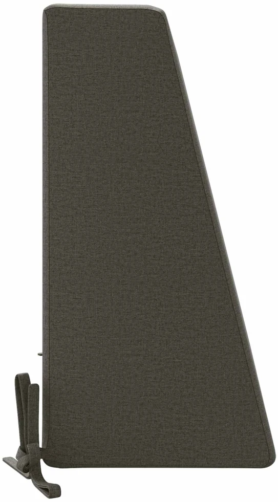 Atlošo pagalvė SOEST 100% poliesteris Antracito 60 x 20 x 40 cm