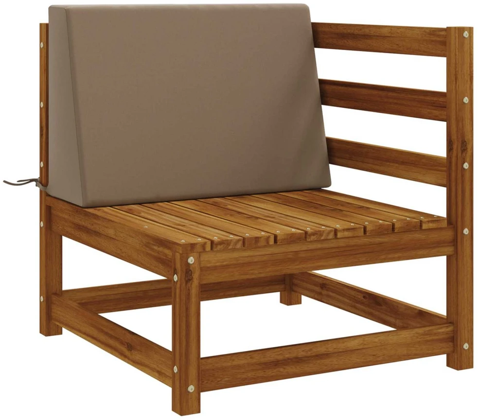 Atlošo pagalvėlė SOEST 100% poliesteris Taupe 60 x 20 x 40 cm