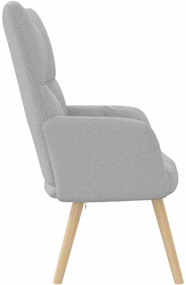 Fotelis Atpalaiduojanti kėdė Cloud Pilkas Fabric