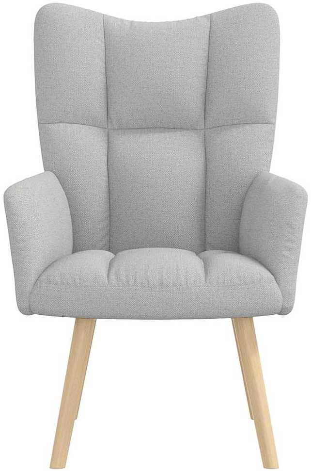 Fotelis Atpalaiduojanti kėdė Cloud Pilkas Fabric