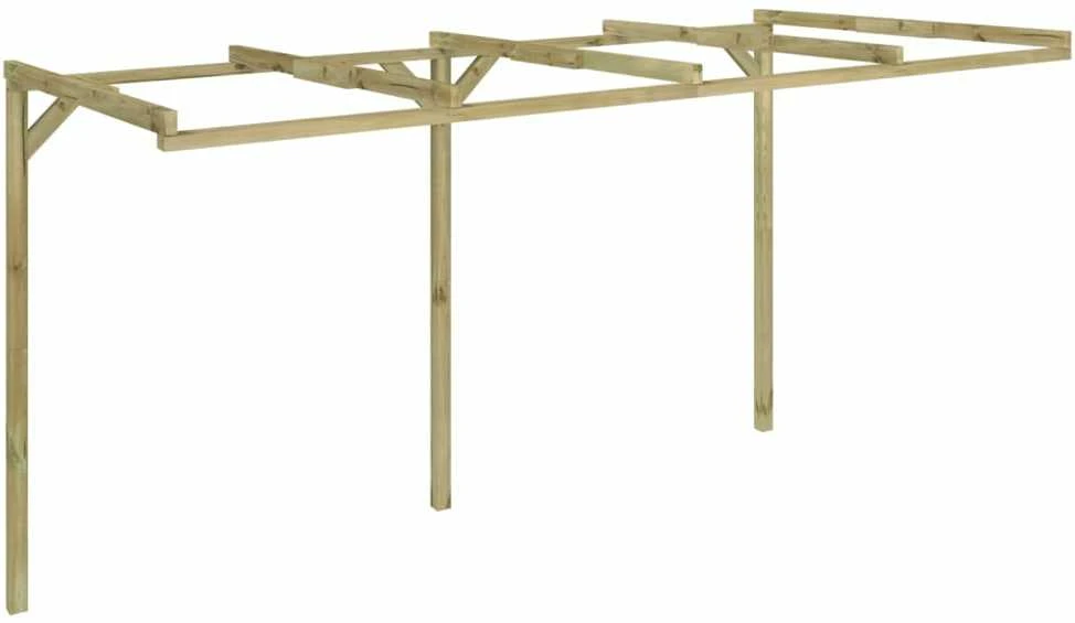 Atremiama pergolė, 2x4x2,2m, mediena