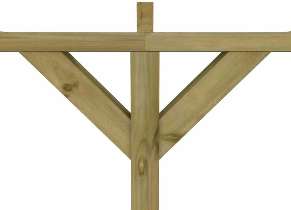 Atremiama pergolė, 2x4x2,2m, mediena