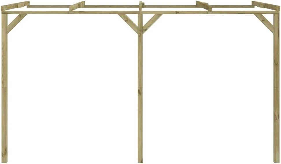 Atremiama pergolė, 2x4x2,2m, mediena