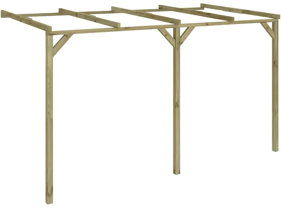 Atremiama pergolė, 2x4x2,2m, mediena