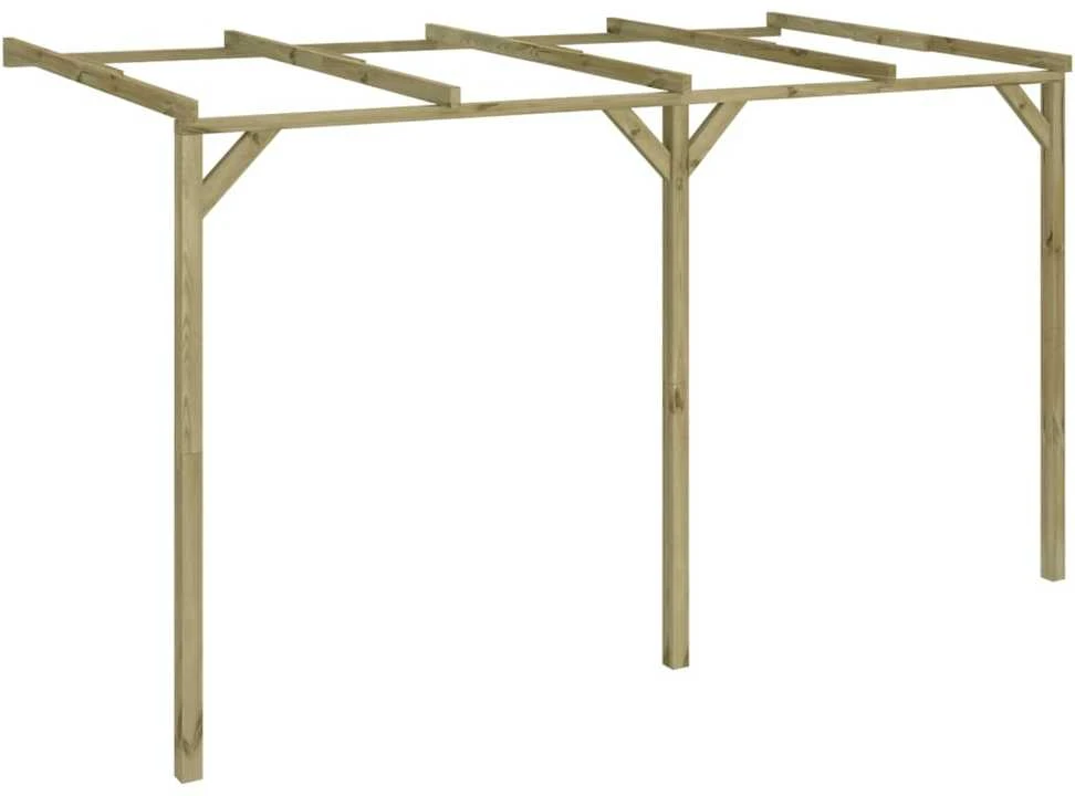 Atremiama pergolė, 2x4x2,2m, mediena