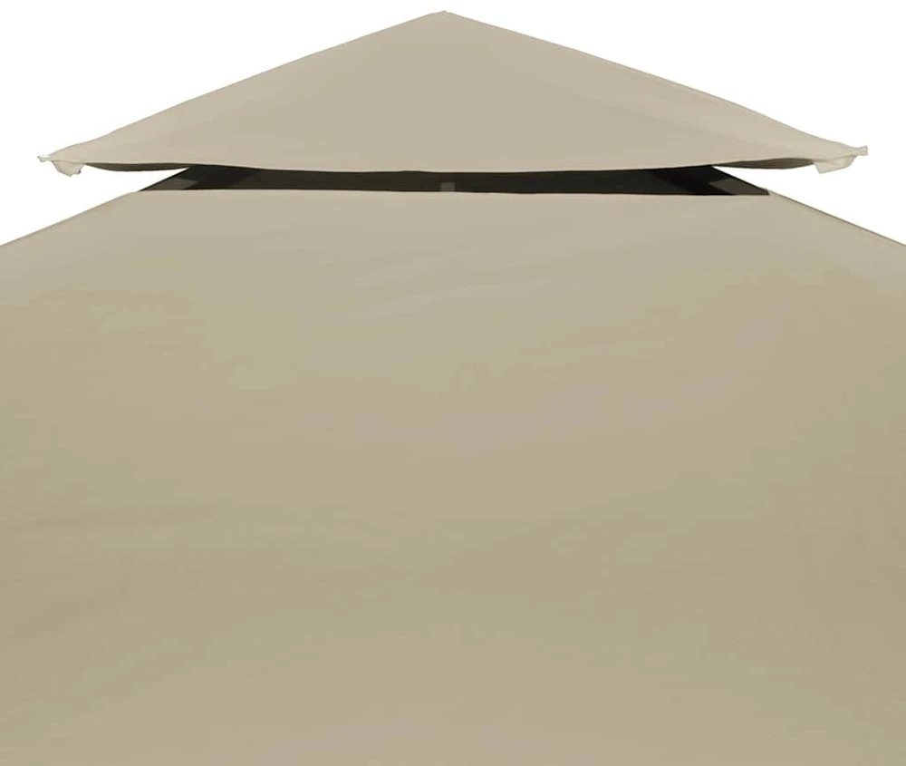 Atsarginis pavėsinės uždangalas, 310g/m², smėlio, 3x3m