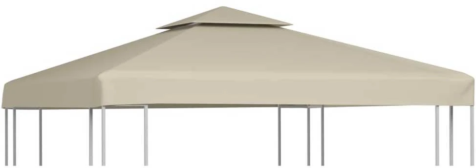 Atsarginis pavėsinės uždangalas, 310g/m², smėlio, 3x3m