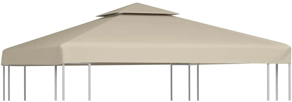 Atsarginis pavėsinės uždangalas, 310g/m², smėlio, 3x3m