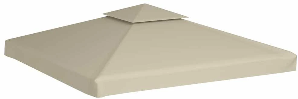Atsarginis pavėsinės uždangalas, 310g/m², smėlio, 3x3m