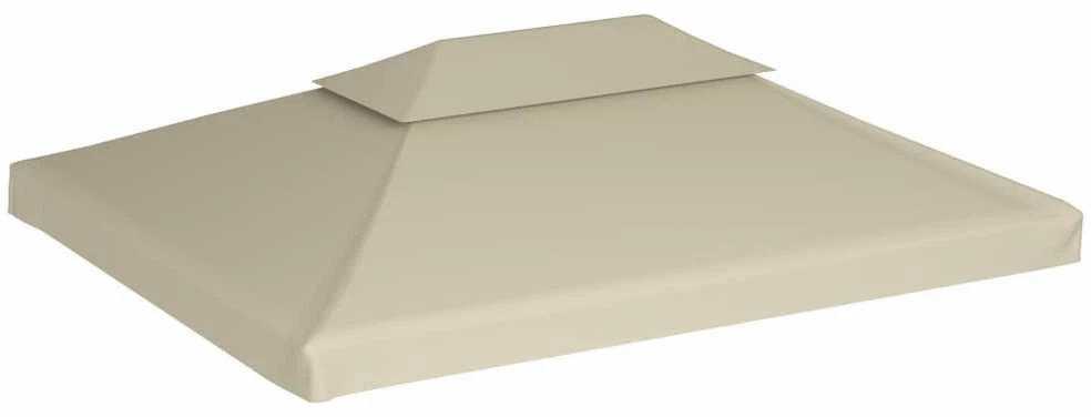 Atsarginis pavėsinės uždangalas, smėlio, 310g/m², 3x4m