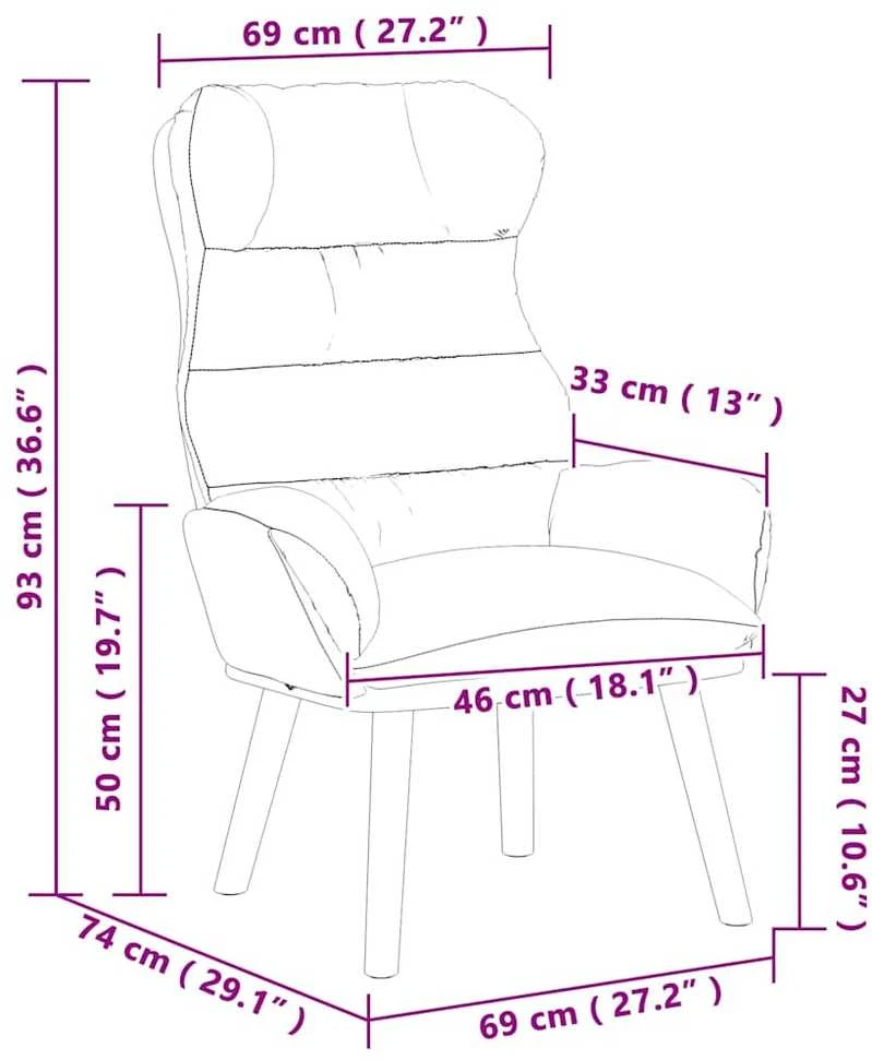 Fotelis krėslas Juoda 69 x 74 x 93 cm Aksomas