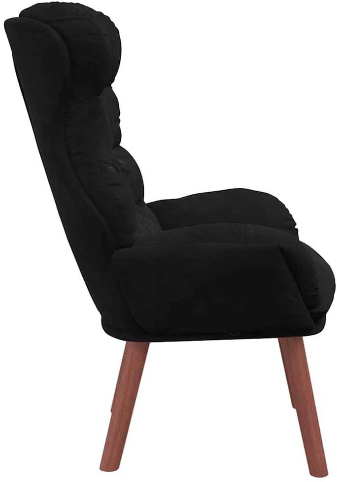 Fotelis krėslas Juoda 69 x 74 x 93 cm Aksomas