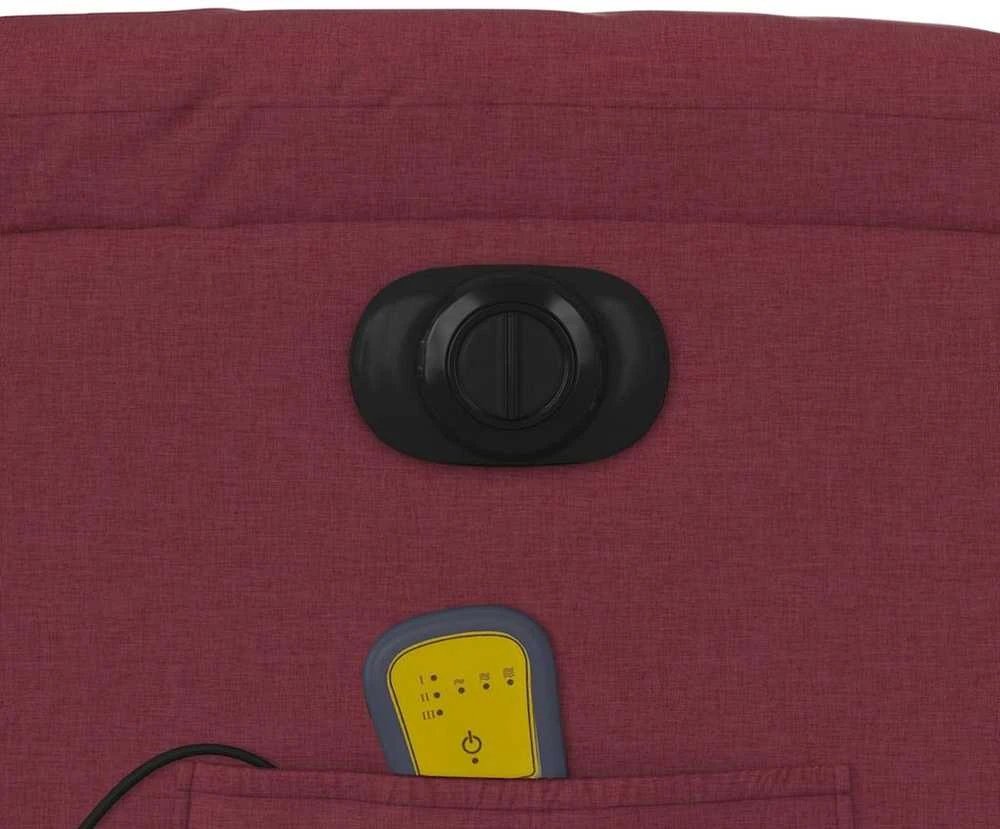 Fotelis Atsistojantis elektrinis masažinis krėslas, vyno, audinys