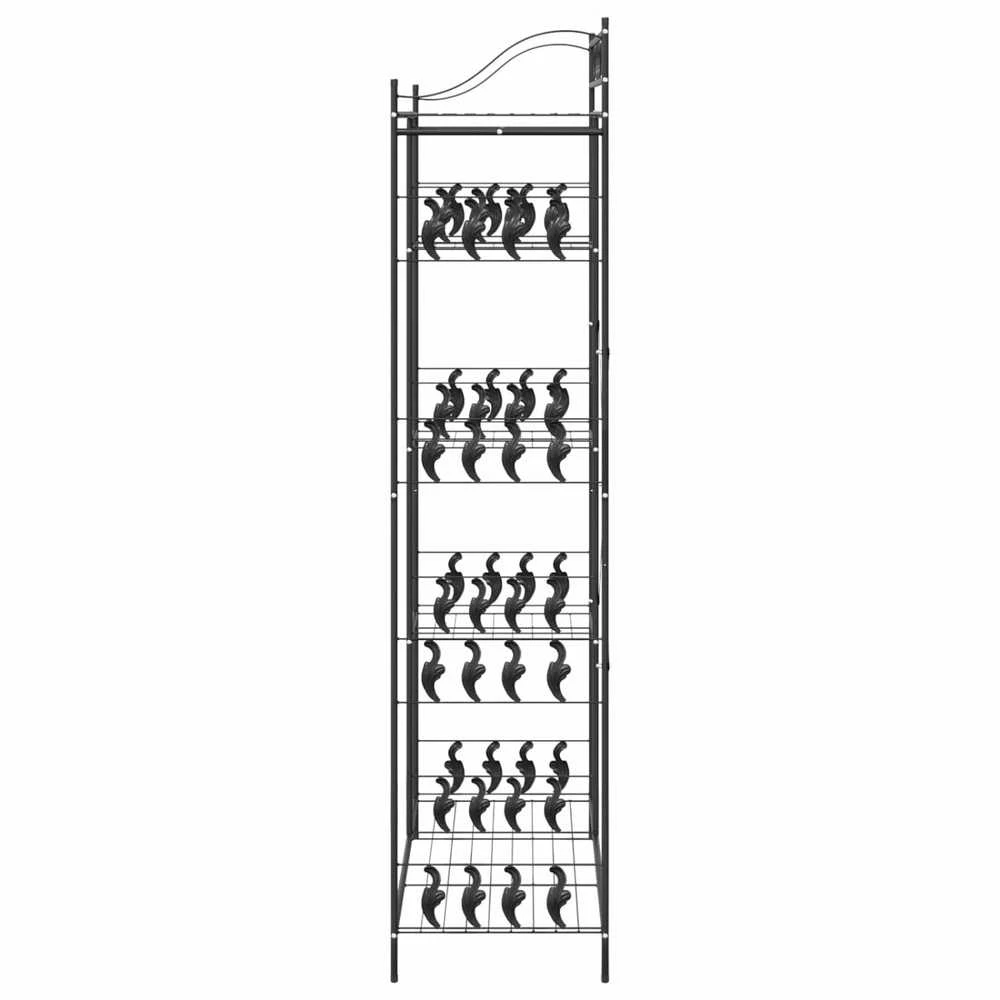 Atvira spinta Juoda 101 x 43 x 188 cm Plienas