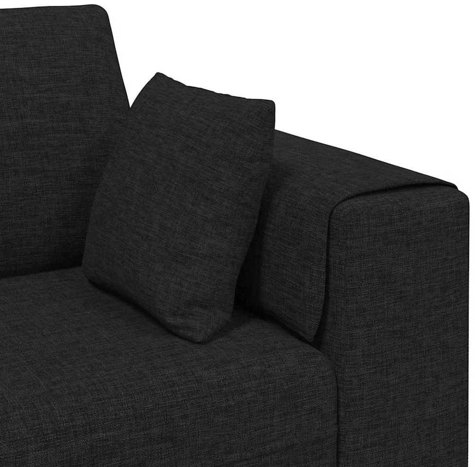 Sofa Juoda 250 x 77 x 76 cm audinys