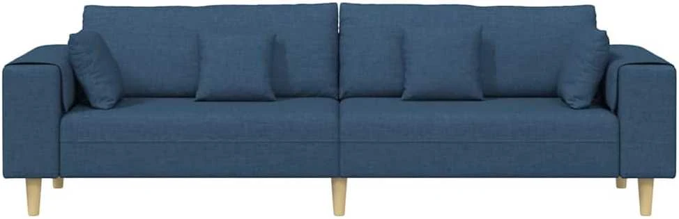 Sofa Mėlyna 250 x 77 x 76 cm audinys