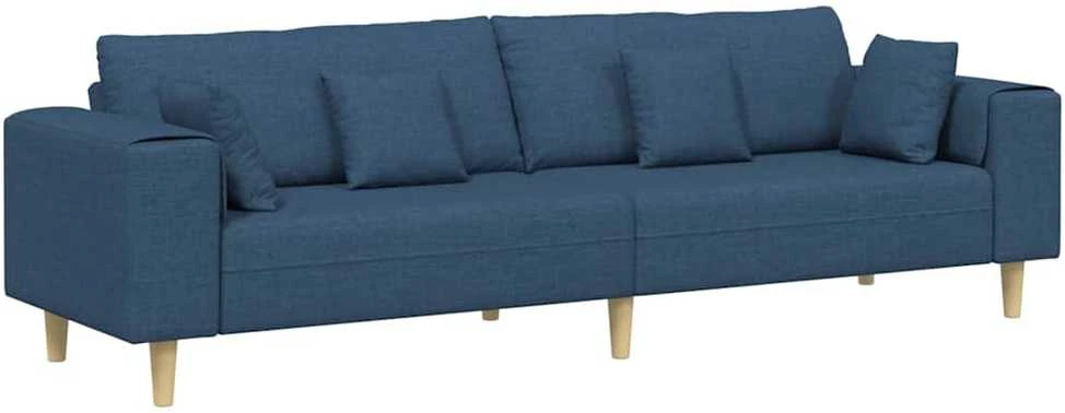 Sofa Mėlyna 250 x 77 x 76 cm audinys