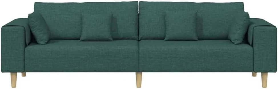 Sofa Tamsiai žalia 250 x 77 x 76 cm audinys